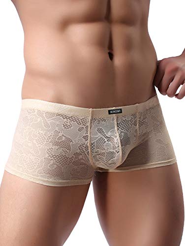 Ikingsky Ikingksy Men's Sexy Boxer Briefs Soft Low Rise Pouch Underwear (Medium, 6 Pack) #TOP6