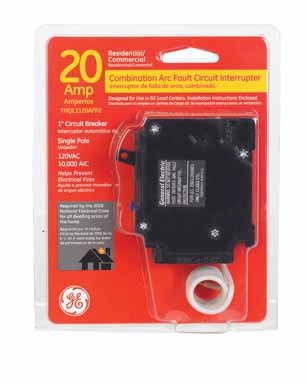 Ge Circuit Interrupter Arc Fault 20 Amp 120 V Cd