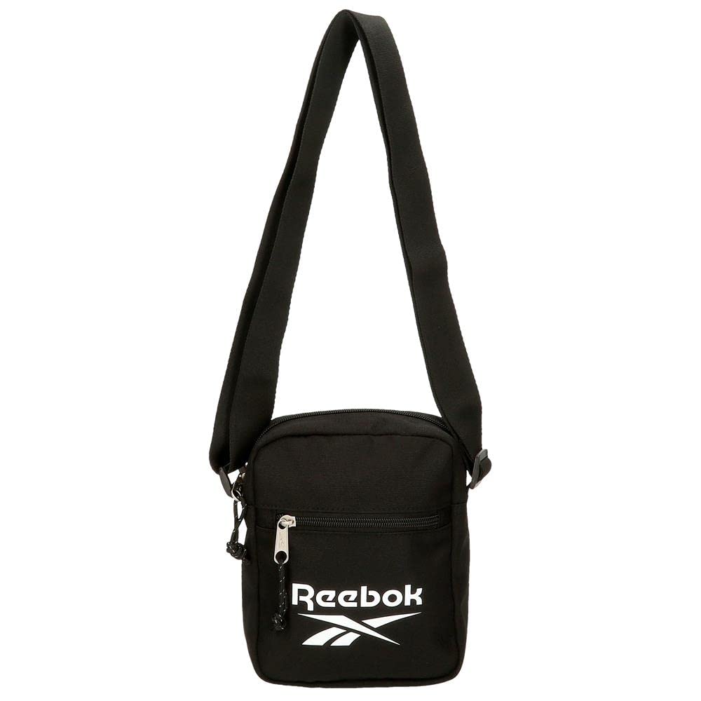 Reebok Boston Bandolera Negro 17x21x7 cms Poliéster — view 8