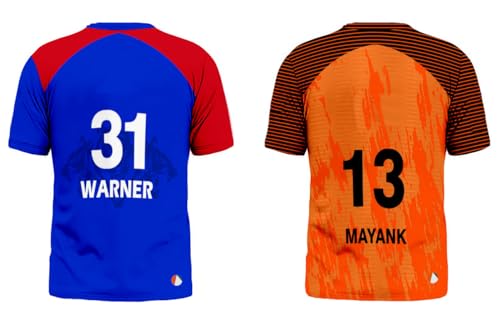 Image of Sports India IPL Cricket Team T Shirt Jersey Combo for (Kid's, Boy's & Mens) L744