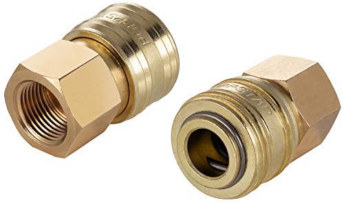 Poppstar 2x Schnellkupplung Druckluft NW 7,2 mit 3/8 Zoll Innengewinde für Druckluft-Anschluss