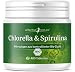 Produktbild Spirulina Chlorella Presslinge - 480 Algentabletten - 100% natürliches Bio Spirulina und Chlorella- 2 Superfoods kombiniert - Für ca. 1-2 Monate