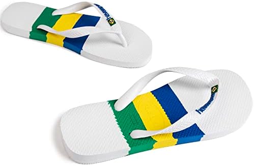 Havaianas Brasil Tech Flip Flops Men Blue/Yellow/Green Flip Flops Shoes