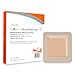 Bordered Silver Silicone Ag Sterile Highly Absorbent Antibacterial Dressing, 4"x 4" (2.4"x 2.4" Pad), 5 dressings/Box, MedHeal by MedvanceTM