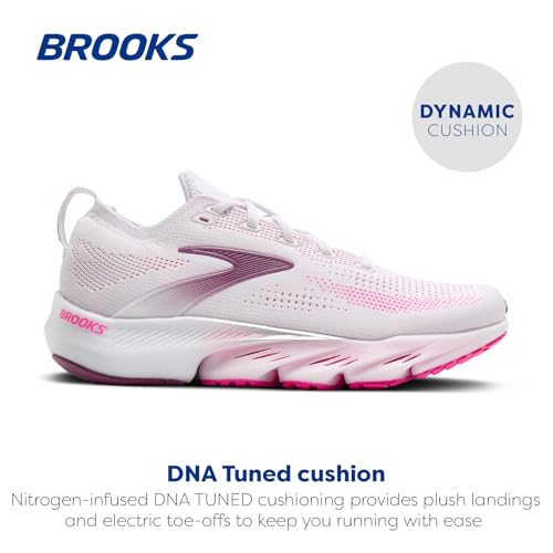 Brooks Glycerin Flex Womens | White/Cyber Pink/Argyle - White / 4.5 / Standard - 2