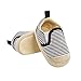 DEBAIJIA Bebé Primeros Pasos Zapatos 6-12M Niños Suave Suela Antideslizante Ligero Slip-on Zapatillas 18 EU Blanco Negro (6-12)
