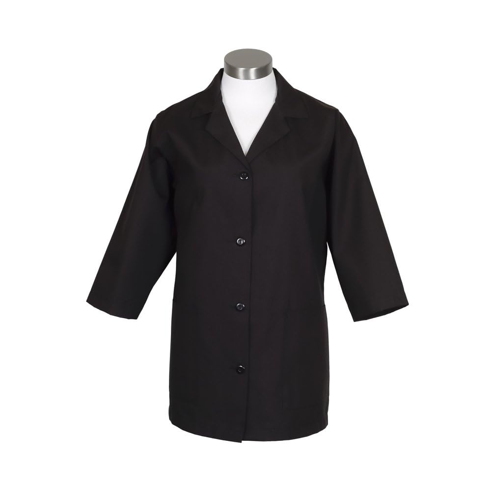 Fame® Women’s Button Smock – K72 - Black/XL (WFA82043BKXL)
