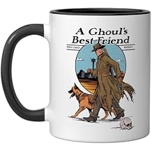 Fallout - A Ghouls Best Friend Ceramic Mug, Black/White