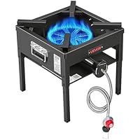 Vevor 200,000 BTU Single Burner Propane Camping Stove only .99: eDeal Info