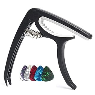 EXENXA Capodastre pour Guitare Acoustique Cloueur de Guitare Portable Capo de Guitare Professionnel Accessoires de… - Les Beatles, Paul McCartney, John Lennon, RIngo Starr, George Harrison EXENXA Capodastre pour Guitare Acoustique Cloueur de Guitare Portable Capo de Guitare Professionnel Accessoires de… – Image 5