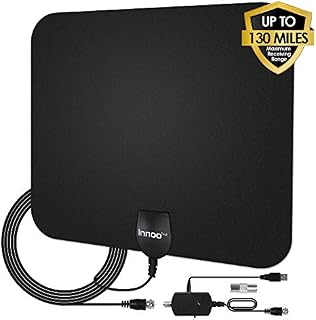 TV Antenna - Innoo Tech HD Antenna Support 4K 1080P, 80 to 130