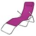 Gesundheitsliege mit Kopfkissen - pink - Gartenliege zusammenklappbar - Pool Bäder Spa Garten Balkon Sonnen Liege rosa