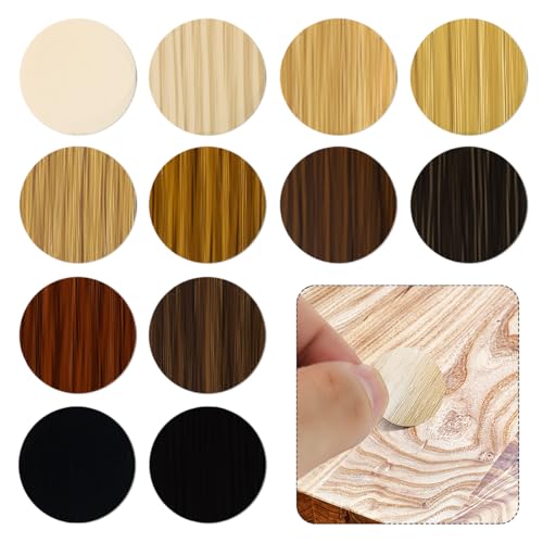 648Pieces Screw Hole Covers Stickers 12Basic Color Colors Wood Stickers