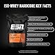 ESN IsoWhey Hardcore Proteinpulver, Neutral, 1 kg, Bis zu 26 g Protein pro Portion, made in Germany