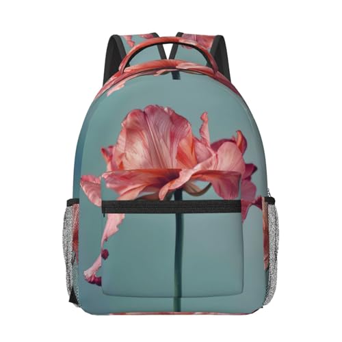 Sac à dos ordinateur floral noir idéal pour le travail et vos voyages en avion