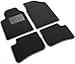 Produktbild Das Teppich Auto, sprint04604, Fußmatten Teppiche Schwarz rutschfest, verstärkter Rand, zweifarbig, Absatzschoner aus Gummi, Yaris I 5 Türer 1999 > 2005.