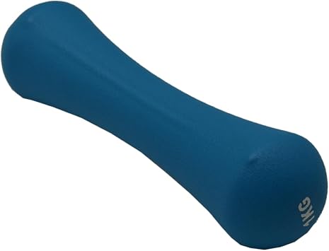 Pairs 2x Weights Dumbbells Set Women - Born Shaped Neoprene Hand Weights for Women and Men - Ideal for Home Gym Fitness Weight Training Pilates 1+1kg 2.2+2.2 Pound Dumbbell Color Blue s5a