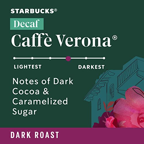 Starbucks Decaf Caffé Verona Dark Roast Ground Coffee, 12 Ounce (Pack Of 6) #TOP2
