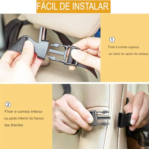 Organizador Porta Tablet e Objetos Veicular para Carros Banco Traseiro Assento