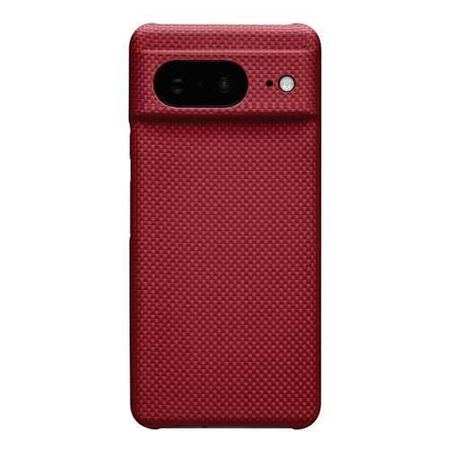 Latercase | Pixel 8 Case | Crimson | Durable Thin Phone Case | 0.6mm Aramid Fiber, Precision Lasercut, Full Camera Protection, Nonslip Matte Finish | Compatible with Pixel 8 by Latercase - Used condition - US$16.43