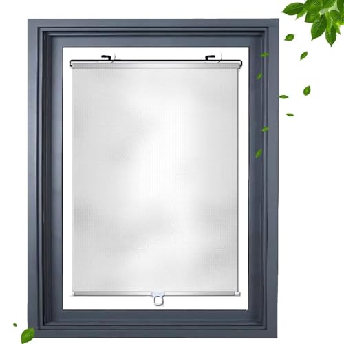 Window Blackout Roller Blind With Suction Cup - No Drilling Required Privacy Thermal Curtains