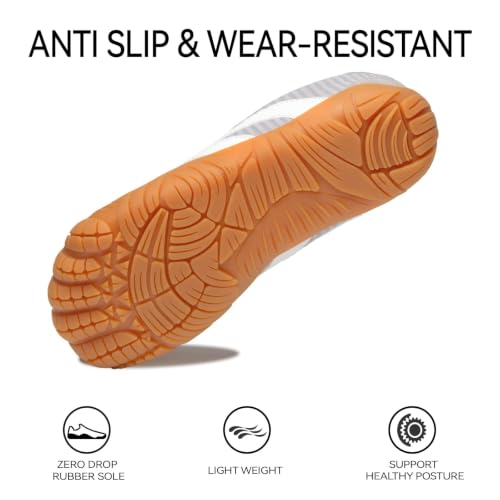 Image of Barefoot Shoes Women Casual Sneakers,Wide Toe Box Shoe Women Zero Drop Shoe | Barefoot Shoes Men,Minimalist Trail Running Shoe,Non-Slip Lightweight Breathable Comfortable Fashion Walking Hiking Shoes