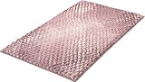 Farbe: rosa/pink Kleine Wolke Badteppich Cory Old Rose 60x100 cm rosa/pink
