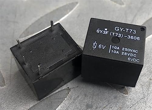 Relé 4 pines 6V 10A T73 t73-1a-6v-10a para placas electrónicas