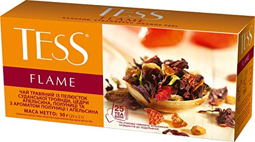 TESS red herbal tea Flame (Herbal tea Flame 25 bag)