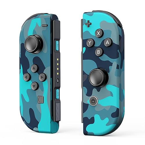 Ghascry Manette sans fil pour Switch,remplacement Manette sans fil pour Switch avec Wake-up Bleu