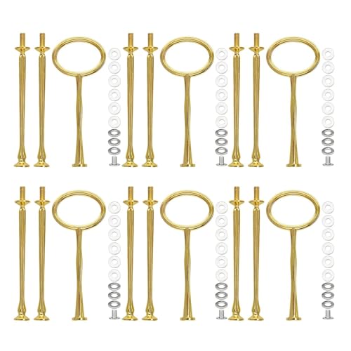 Alzata da dessert a più livelli, multiuso, per frutta, caramelle, dessert, tavolo da dessert | Alzata ovale per cupcake a più livelli per buffet per matrimoni in famiglia