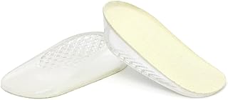 Wishlotus Height Increase Insoles, 0.98inch Invisible Heel Lift Inserts, Silicone Shoe Height Inserts for Women to Make You Taller 2.5cm (2.5cm/0.98in)