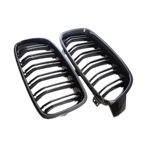 Grille avant calandre pour BMW Série 3 F30 F31 F35 F80 2012-2018 noir brillant double barre