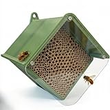 BEESI Insektenhotel für Wildbienen – Wetterfeste Nisthilfe mit 266 auswechselbaren Nisthülsen – Langlebiges Bienenhotel zum selbst Zusammenbauen