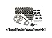 COMP Cams K20-670-4 Nostalgia Plus 233/240 Hydraulic Flat Cam K-Kit for Chrysler 273-360