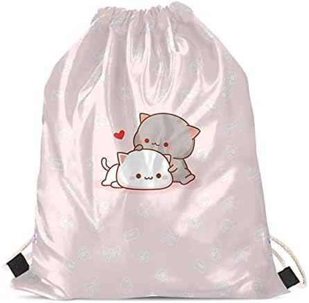 Showudesigns Rainbow Leopard Drawstring Gifts Bags Swim PE Cinch Sack Cinch Gym Bags Organizer Fitness Drawstring Bag for Kids Girls Cheetah