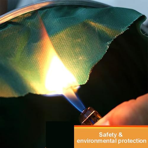 Portable 8m Flexible Ventilation Duct, Commercial Air Duct Tube for Industrial Dryers, Outdoor Vent Pipe Hose for Workshop & Kitchen, 400mm Diameter