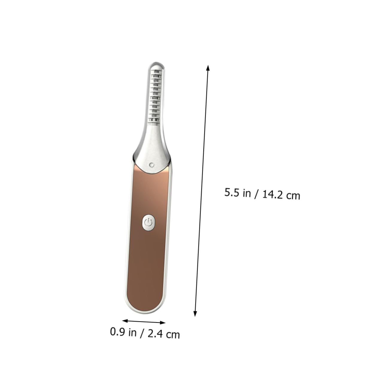 DOITOOL 2piezas Rizador De Pestañas Eléctrico Calentado Curler Portátil Para Mujeres Herramienta De Maquillaje De Rápido Calentamiento Diseño Ligero y De Usar