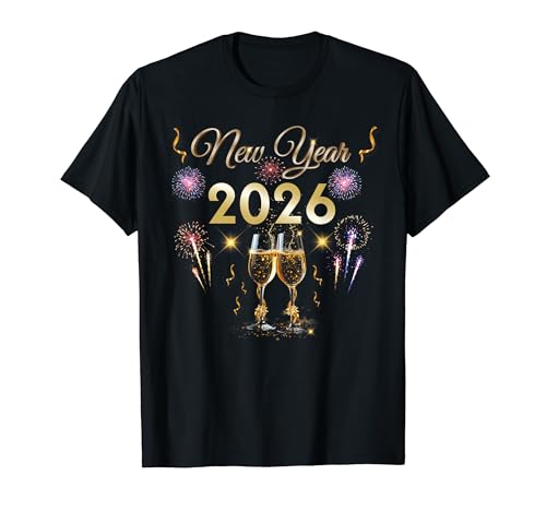 Happy New Year 2026 New Year's Eve Party Matching Family Fun T�V���c