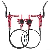 Para una fácil instalación: incluye 2 unidades de freno y 4 tornillos para una configuración sencilla, con instrucciones claras para evitar problemas comunes, rápida integración en tu sistema de bicicleta de montaña