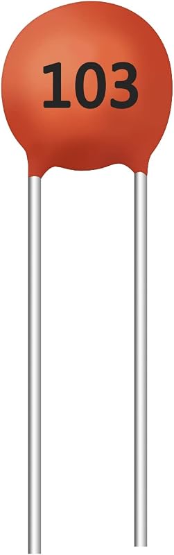 100pcs 10nF DIP Ceramic Disc Capacitor | Stable low-frequency disc capacitor, suitable for circuit maintenance and student experiments,103,0.01uf