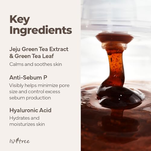 ISNTREE Green Tea Fresh Toner 200ml, 6.76 fl oz + Green Tea Fresh Cleanser 120ml, 4.05 fl.oz