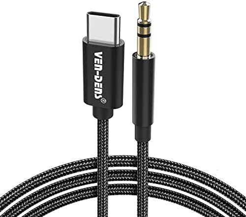 USB C to 3.5mm Audio Aux Jack Cable 1 M USB Type C to 3.5mm Headphone Stereo Car USB C to Aux Cable Cord For Google Pixel 7/ 7 Pro / 6A / 6 / Pixel 6 Pro / Pixel 5 4 3 2 XL / Pixel 3A 4A 5A