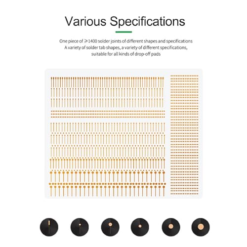 1440 Pad-Streifen Reparaturpunkte für elektronische Platinen PCB SMD
