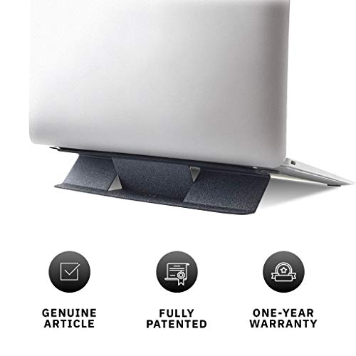 MOFT Mini Invisible Laptop Stand, Anti-Slide Portable and Ultra-Light Stand for MacBook, Air, Pro, Tablets and Laptops ( Space Grey)