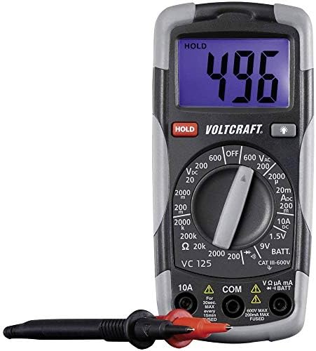 Bild 1 - VOLTCRAFT DT-TEST-KIT 150 Hand-Multimeter digital CAT III 600 V Anzeige (Counts): 2000