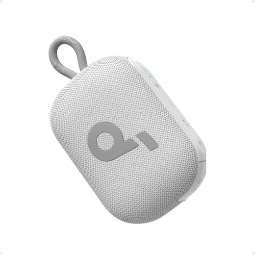 Soundcore Select 4 Go to ultra przenośny głośnik Bluetooth firmy Anker z czasem odtwarzania do 20 godzin, wodoodporny i pyłoszczelny (IP67), unoszący się na wodzie (biały)