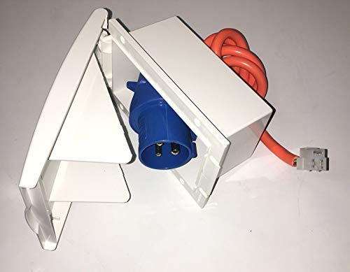 Enchufe de Red de 240 V TND- Montaje Empotrado Color Blanco PO150