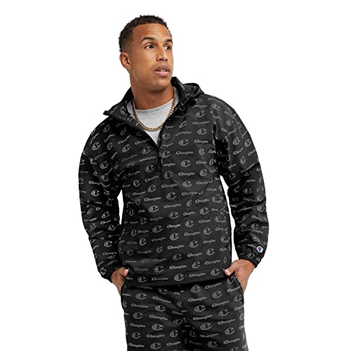 Image of Champion Men's Jacket, Windbreaker Jacket for Men,anorak Jacket With Scuba Hood,water-resistant