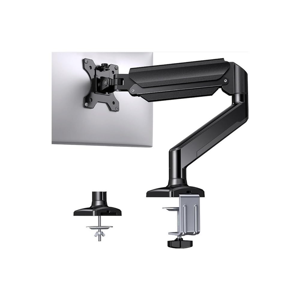 SaryEdge Height - Adjustable Monitor Stand Arm Ergonomic Mechanical Arm Monitor Stand, Desktop Support Bracket for Computer Screen, Adjustable Height Arm for I,